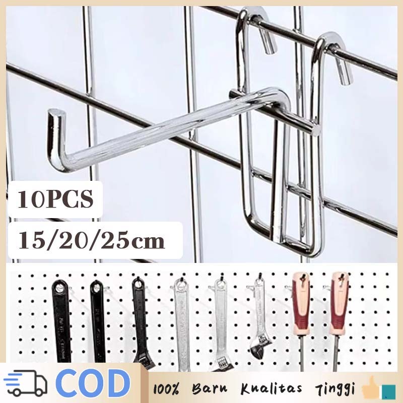 10 Cm/15 Cm/20cm Kawat Ram Aksesoris Cantolan Ram Besi Single Ram Single Ram Chrome Besi