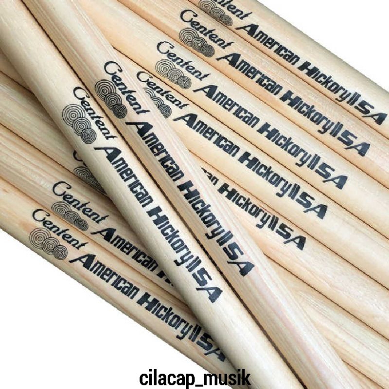 STIK DRUM 5A STICK CENTENT 5A 7A AMERICAN HICKORY STIK DRUM 7 A