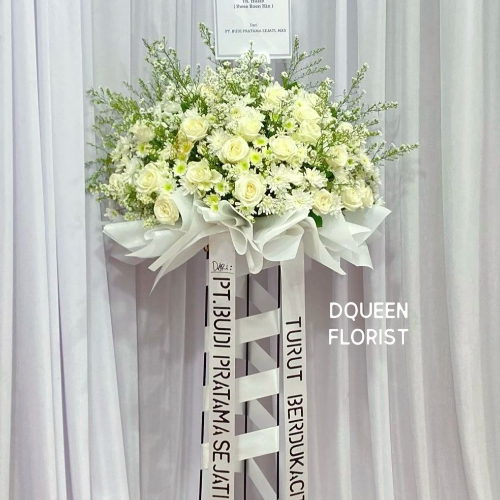 Standing flowers bunga hidup congratulations congrats selamat dan sukses  dukacita pembukaan toko ka