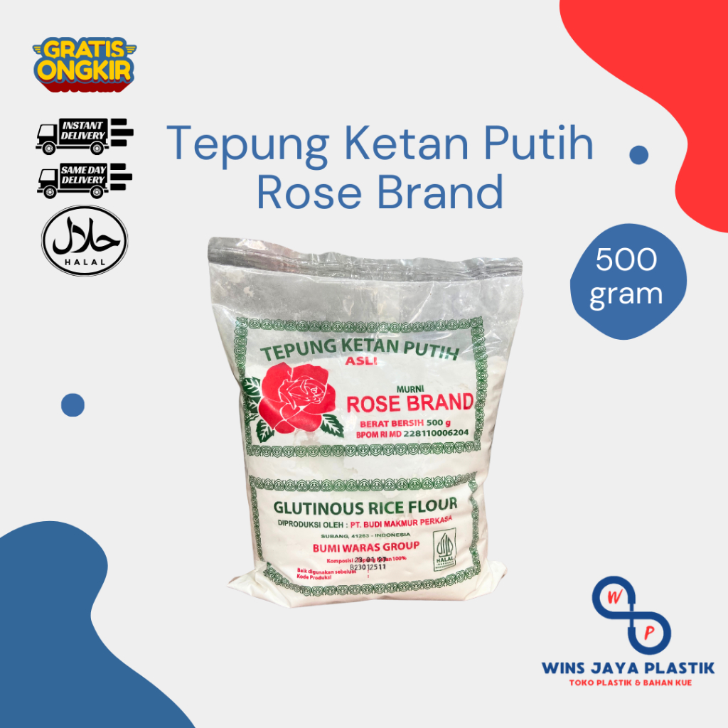 

Tepung Ketan Rose Brand 500g | Tepung Ketan Putih