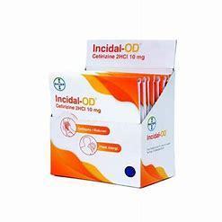 INCIDAL STRIP 10mg isi 4 / Obat Alergi Gatal Gatal