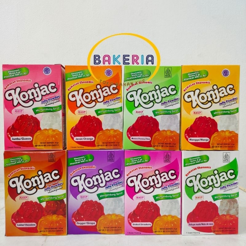 

Konjac Jelly Powder Aneka Rasa 6gr / coklat 12gr Jelly Agar Puding