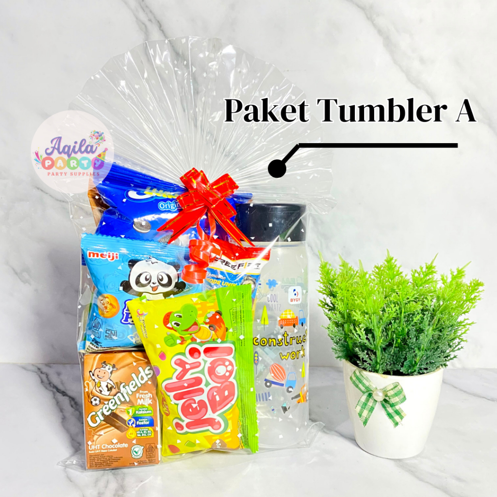 

PAKET SNACK ULANG TAHUN ANAK + TUMBLER BIGGY MURAH