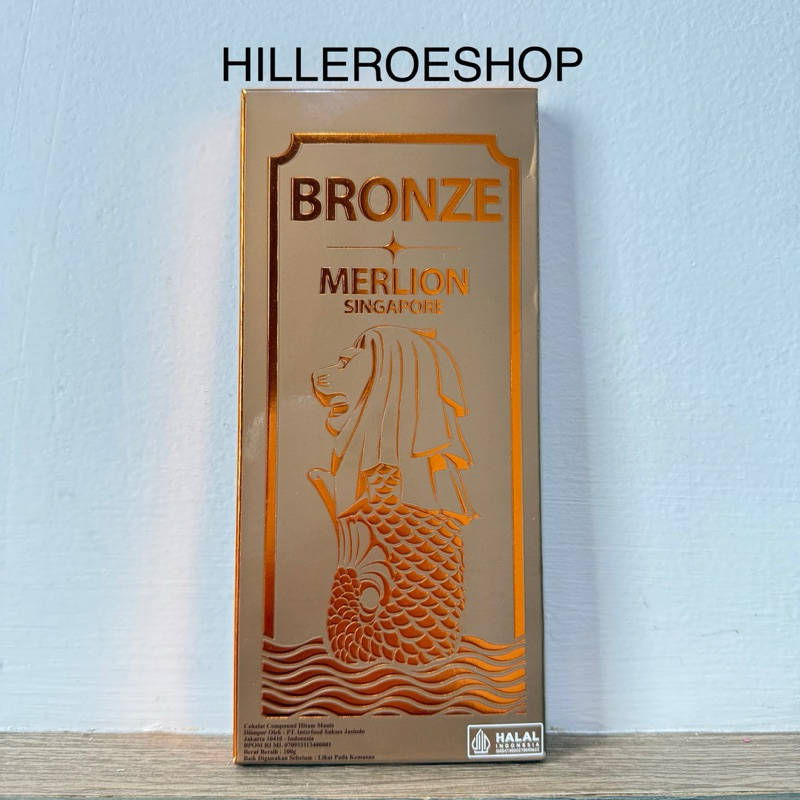 

bGF COKLAT BRONZE / SILVER / GOLD MERLION SINGAPORE 100GRAM DARK COMPOUND ALMOND MILK / MILK