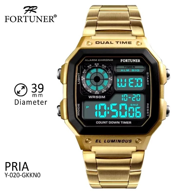 Jam tangan Fortuner Digital