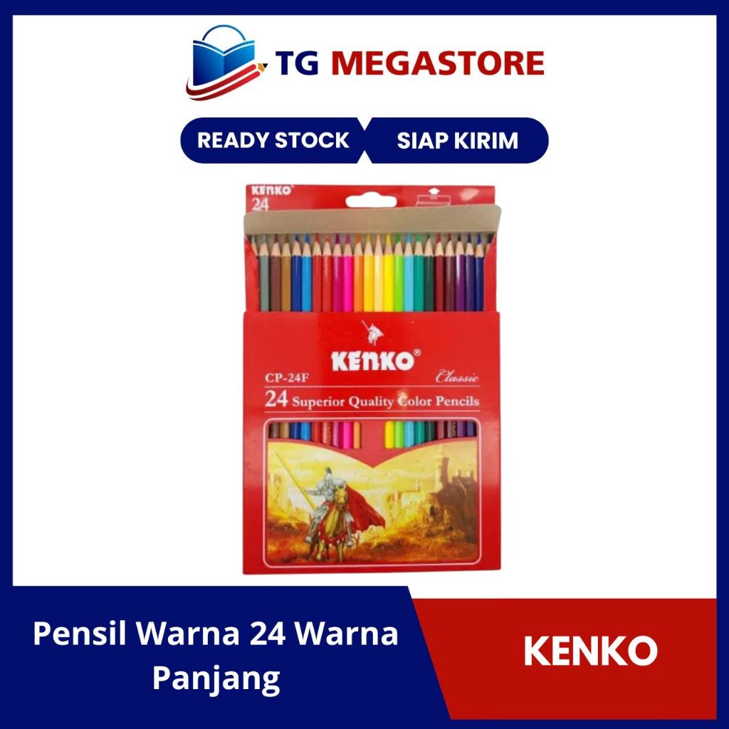 

Pensil Warna Kenko 24 Warna Panjang
