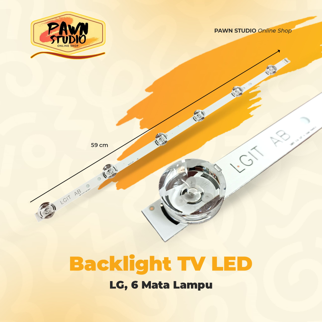 Lampu Led Backlight TV LG 6 Mata Lampu / LED BACKLIGHT 6 MATA LAMPU LG