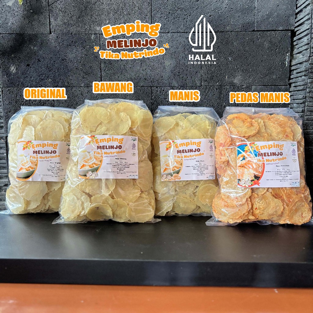 

Aneka Rasa Emping Melinjo Super Tika Nutrindo - Emping Mentah - Emping Mlinjo - Keripik Emping