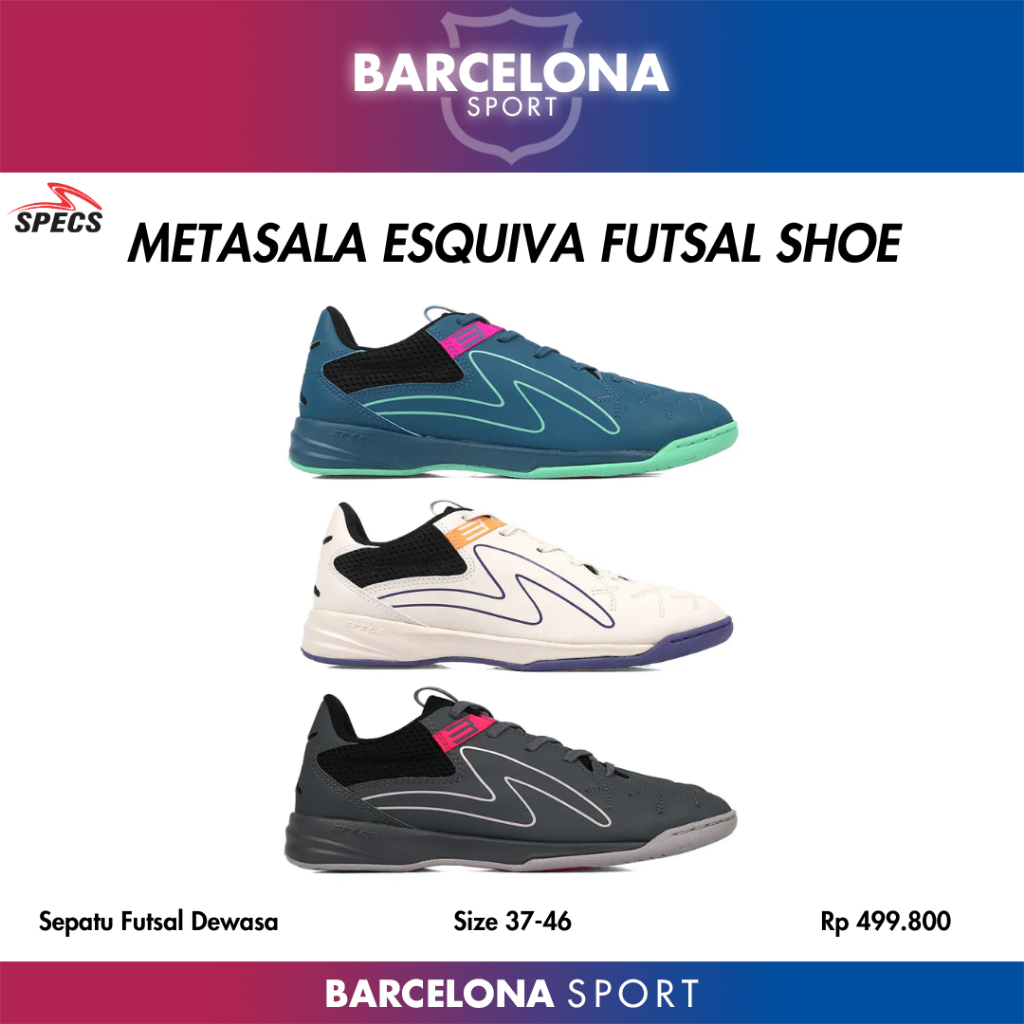 Specs Metasala Esquiva - Sepatu Futsal Dewasa Size 37-44