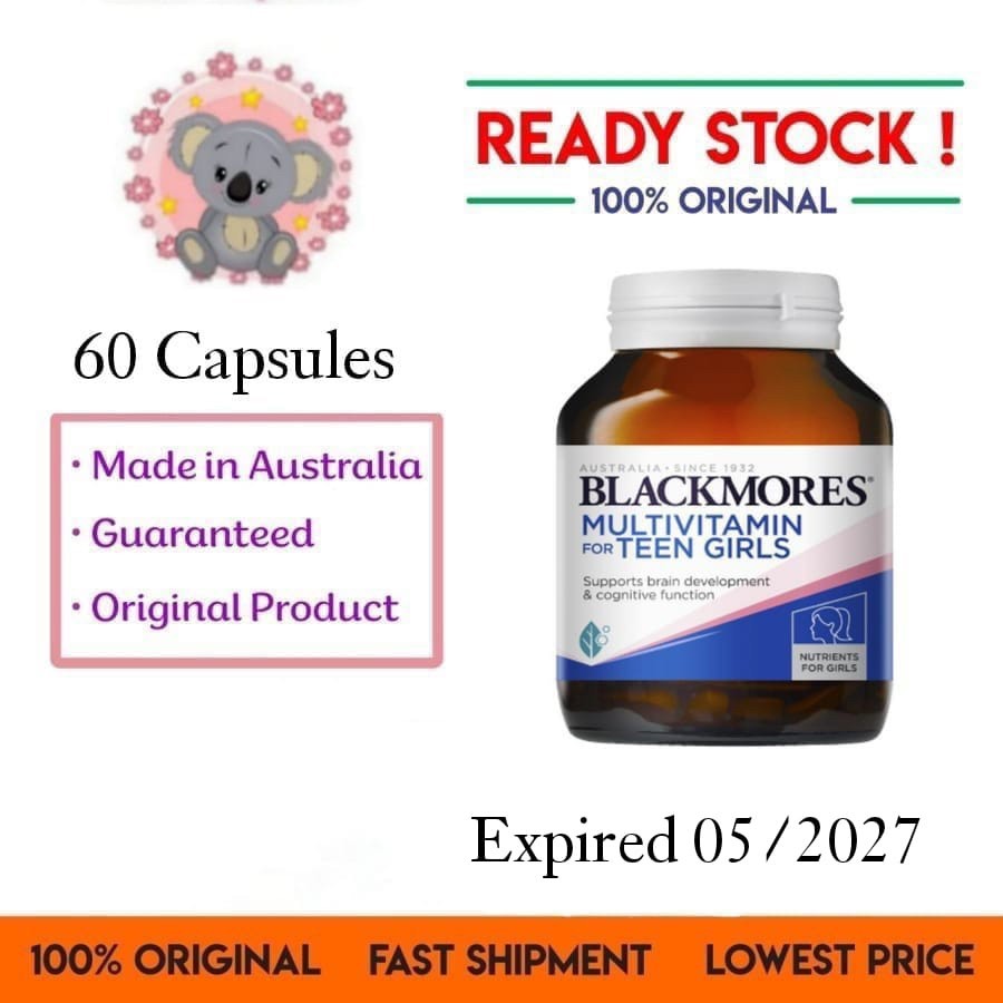 Blackmores Multivitamin Multi vitamin teen girl vitamin anak 60 cap