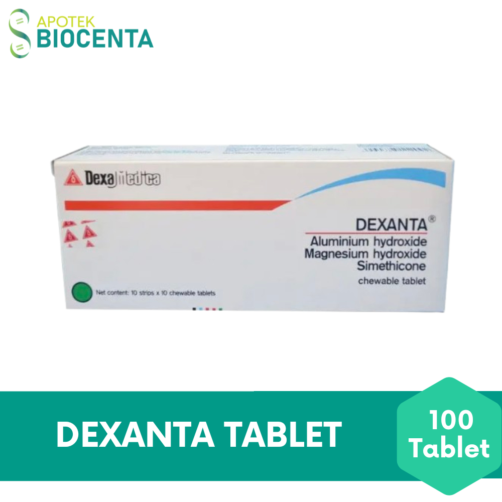 Dexanta Tablet Box Isi 100 Tablet - Obat Maag