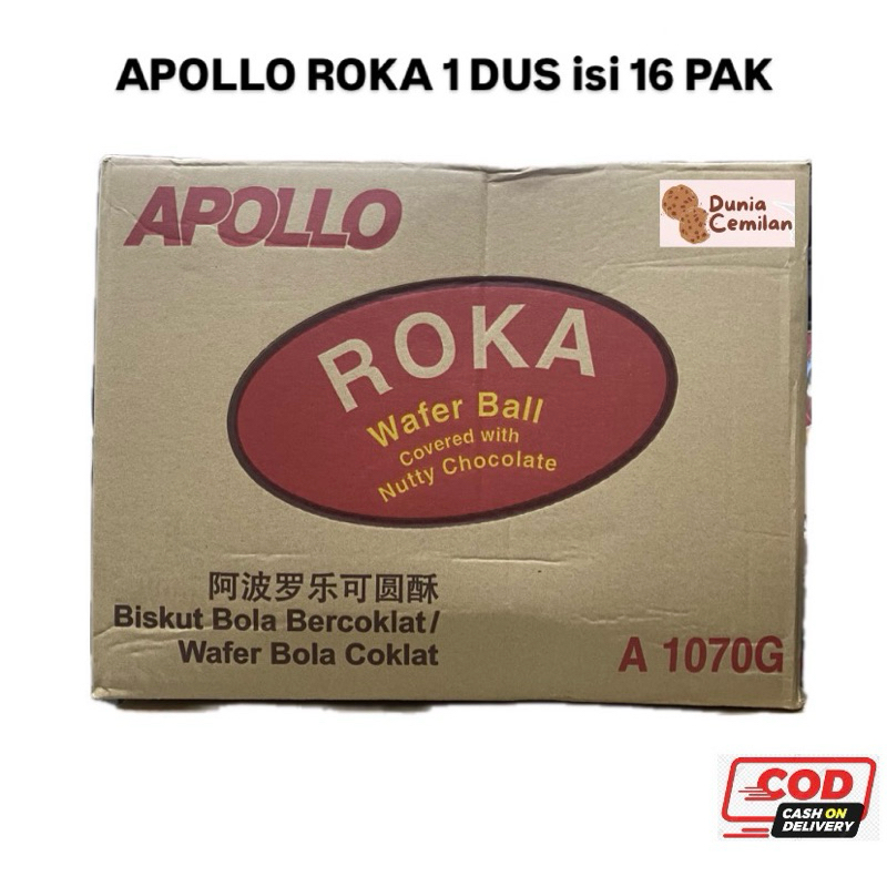 

[TERMURAH!!] [GROSIR!!] Apollo Roka 300gr Bag KECIL 50pcs 1 DUS isi 16 Bag - Grosir ROKA 1 DUS