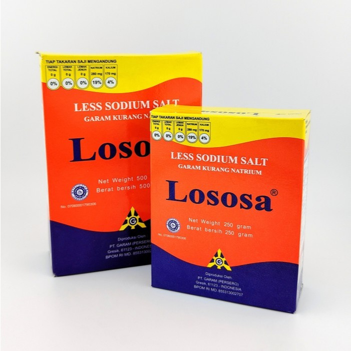 

Garam Lososa 250gr 500gr untuk Penderita Hipertensi