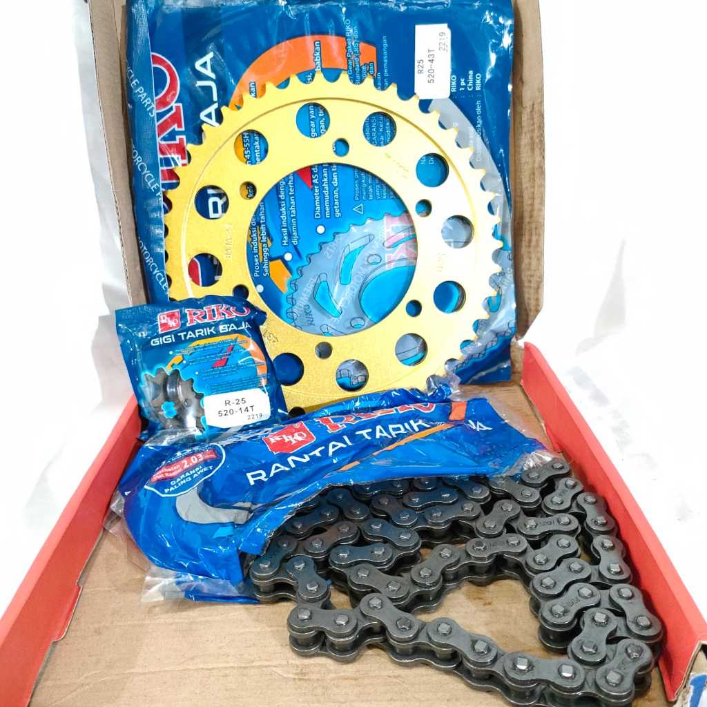 Gear Set Gir Set Motor R25 - MT25 Merk RIKO