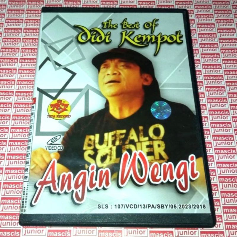 VCD The Best Of Didi Kempot - Angin Wengi V CD ORIGINAL