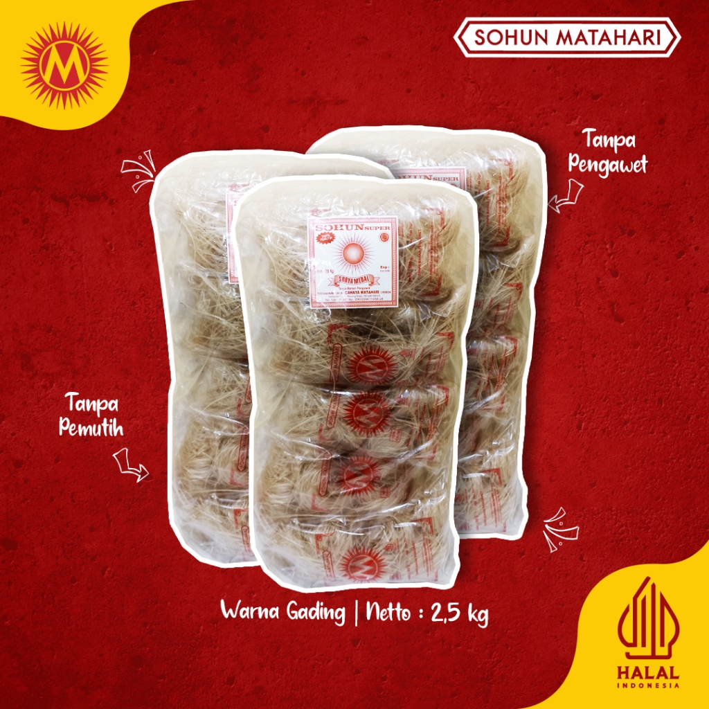 

Sohun Matahari Kemasan 2,5Kg - Original dari Official Store