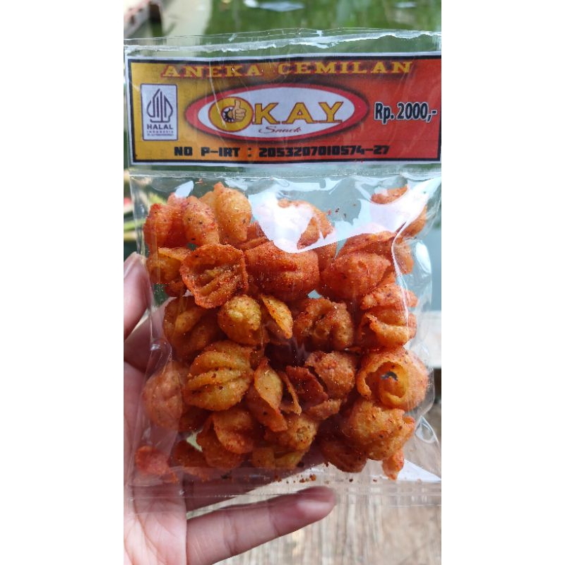 

MAKARONI KERANG pedas daun jeruk, 5 PCS