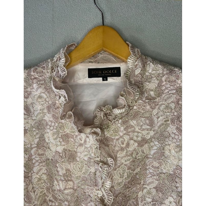 blazer brokat