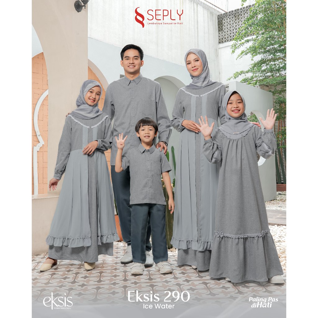 Seply Sarimbit Eksis 290 Ice Water Kaseo 247 Meyra 373 Selia 176 Kliko 184 Gamis Kemeja Lebaran 2025