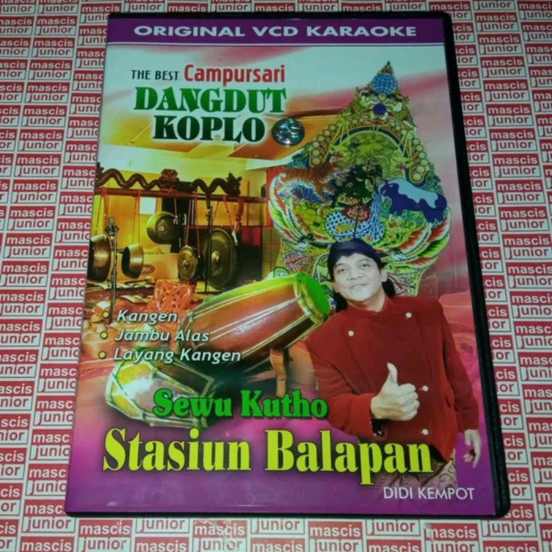 VCD Karaoke Didi Kempot - The Best Campur Sari Dangdut Koplo Sewu Kutho Stasiun Balapan V CD ORIGINA