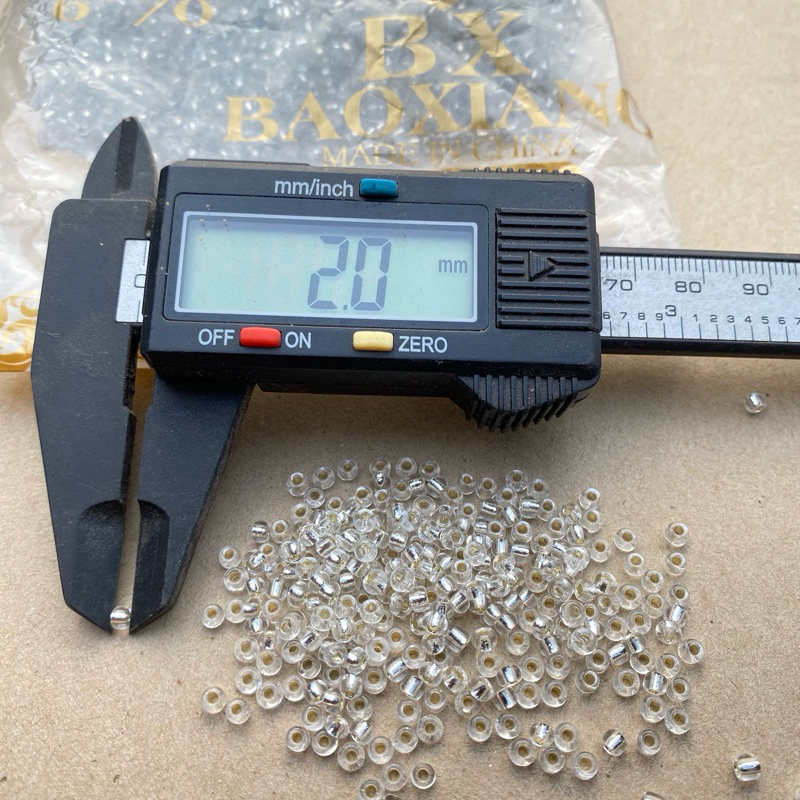 225 gram mote payet jepang,manik manik pasir Jepang 2 mm BAOXIANG #mote#payet#mote manik