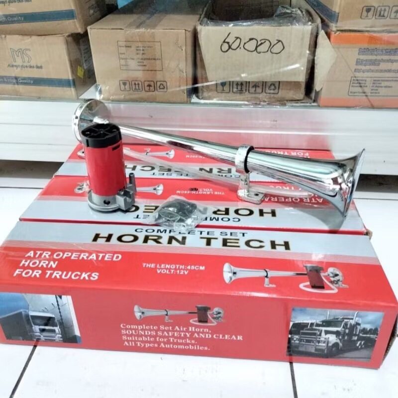 Klakson Truk 1 Corong Dinamo Tanpa Angin 12-24Volt