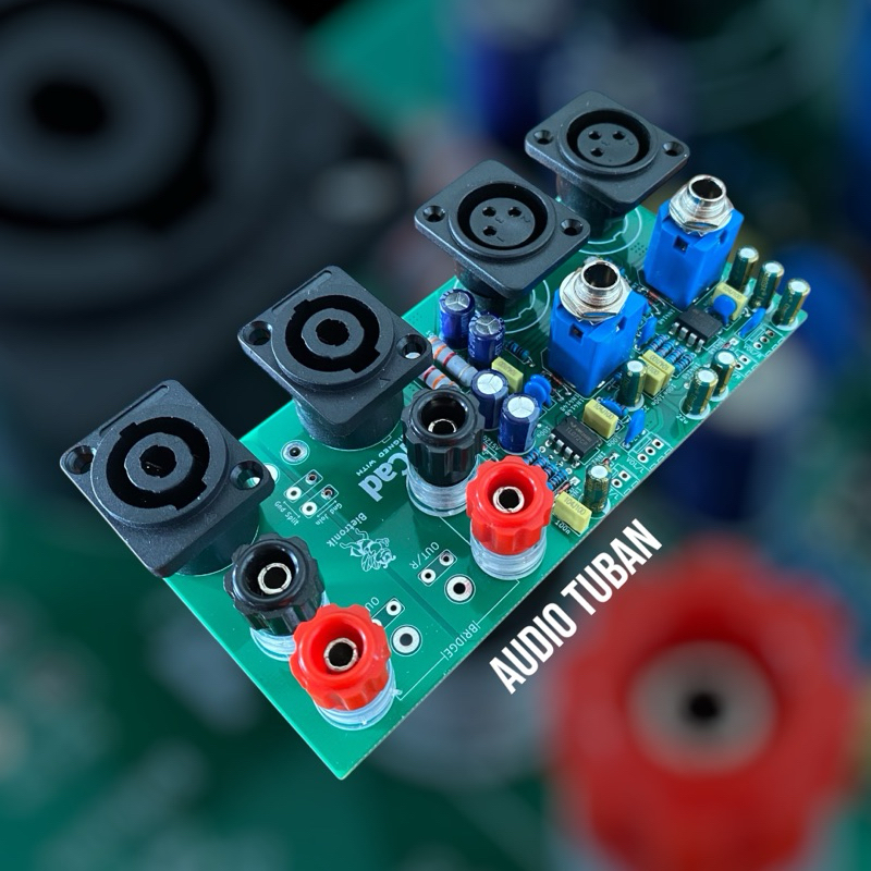 Kit Panel belakang power CA5 CA10 CA20 CA30  input balance Pcb dobel layer