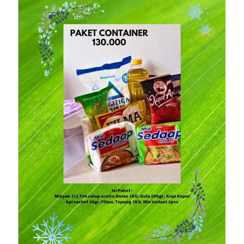 

Hampers Paket Container Sedang