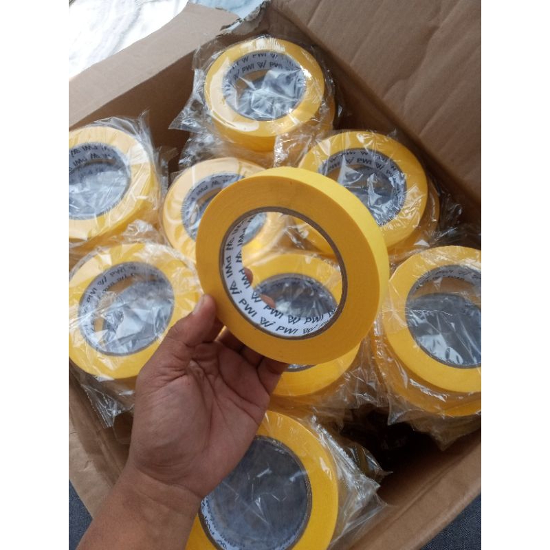 

isolasi kertas||masking tape 22mm x 50yard paket isi 12 pcs