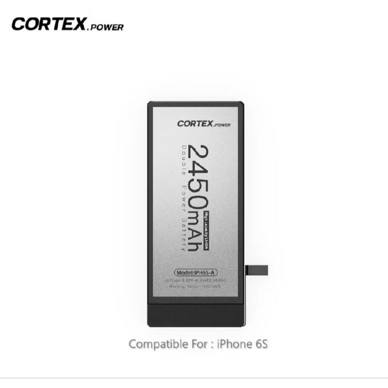 Baterai iPhone 6S Original Double Power IC High Capacity Batrai Battery Ori Cortex Power