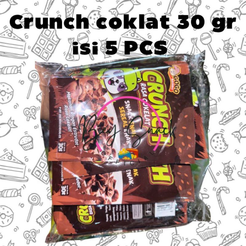 

SEREAL CRUNCH COKLAT 30gr ISI 5 PCS