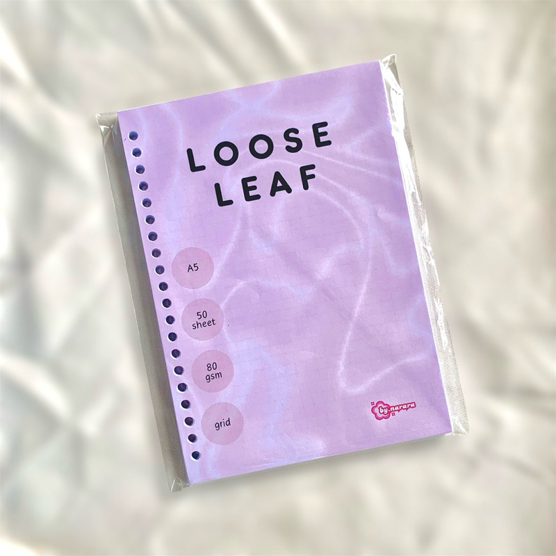 

Loose Leaf A5 Grid Isi 50 Lembar 70 gsm / Isi Binder A5 Grid