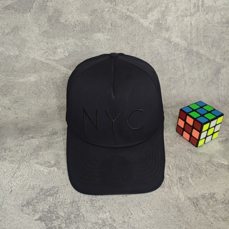 TOPI NEW ERA NYC FULL BLACK SECOND ORIGINAL