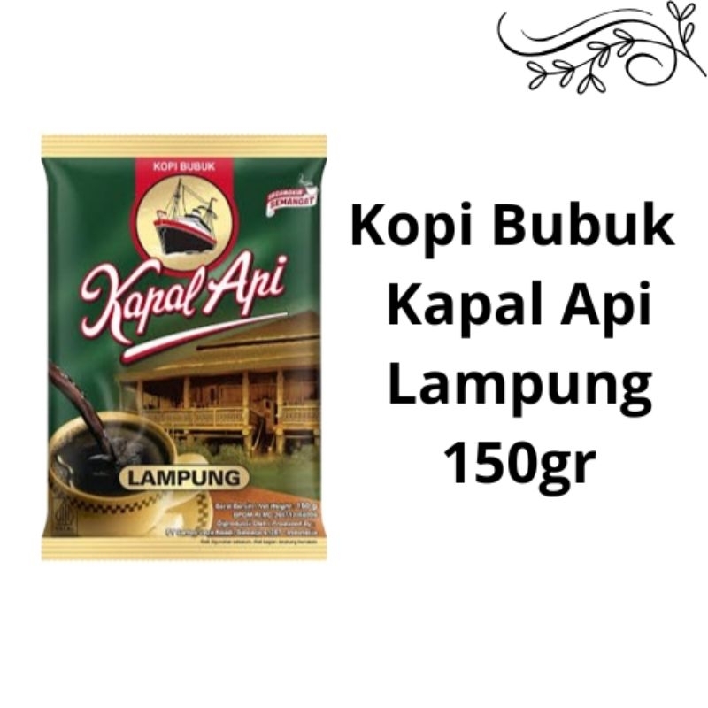

Kopi Bubuk Kapal Api Lampung 150gr