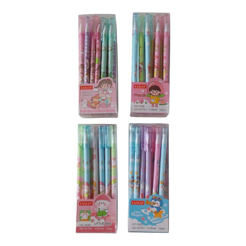 

Pen jel mika vanco 1 pak isi 12 pcs