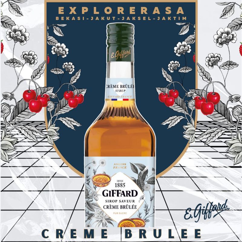 

Giffard syrup rasa Creme Brule 1liter