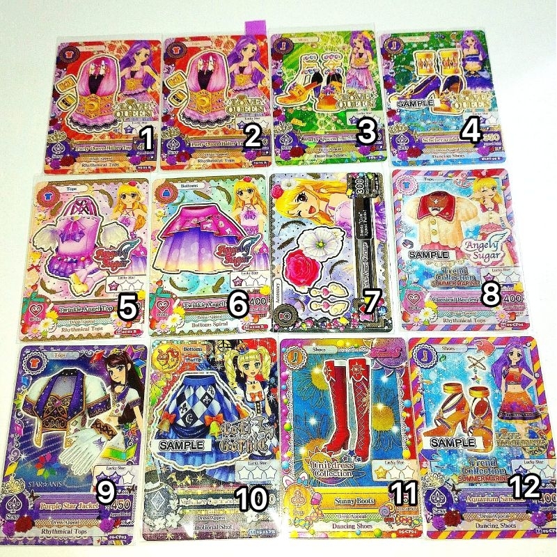 Kartu Aikatsu Premium, Star Anis, Soleil, Summermarine, Rare Set