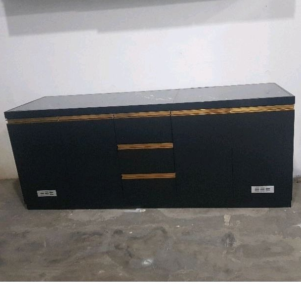 kitchen set bawah edging gold