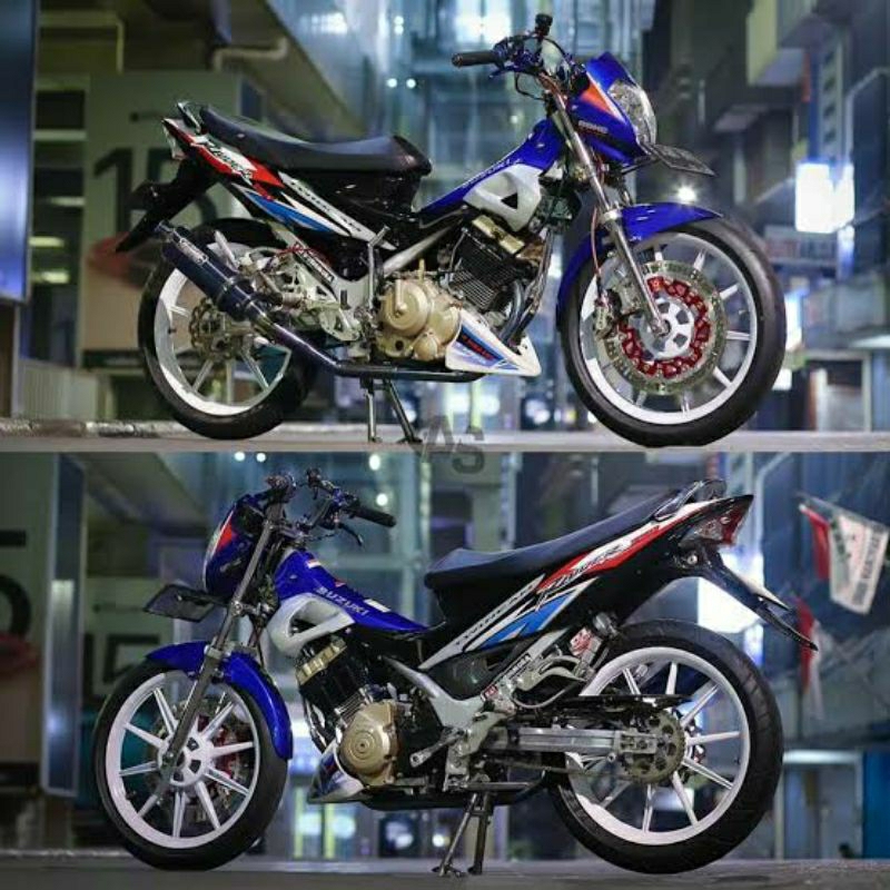 Striping Raider R 150 Thailand CBU Sticker lis Decal Body Standar Ori Suzuki Satria fu CKD CBU