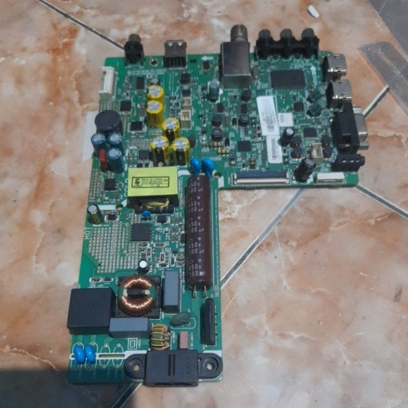 Mainbord tv led Toshiba 32 inch 32L1600VJ soket panel 50 pin