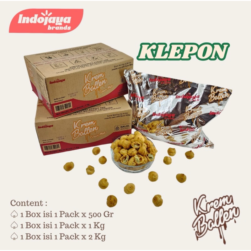 

QH Soes Coklat Krem Ballen isi 2 kg Soes Musdalifah