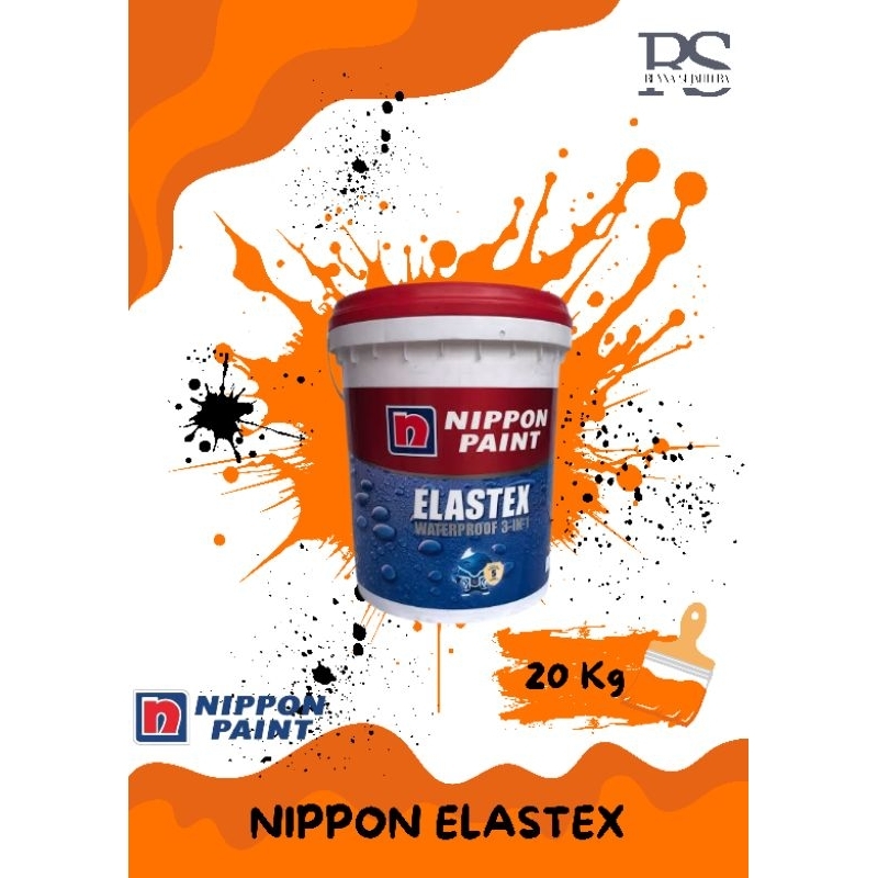 NIPPON PAINT ELASTEX 20KG CAT PELAPIS ANTI BOCOR // PUTIH