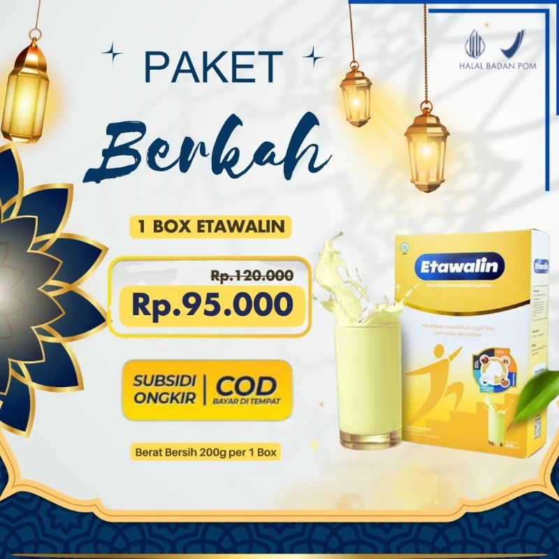 

SUSU ETAWALIN ORI Atasi NYERI SENDI dan ASAM URAT 1 BOX