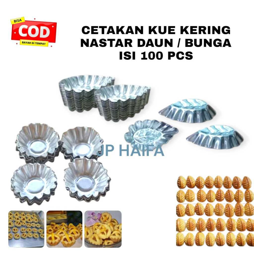 Cetakan kue nastar daun / bunga / cetakan kue kering kue keranjang pie mini