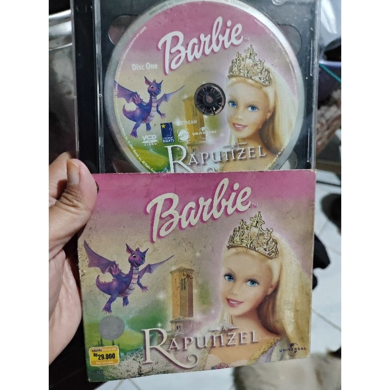 Vcd Barbie Rapunzel Original