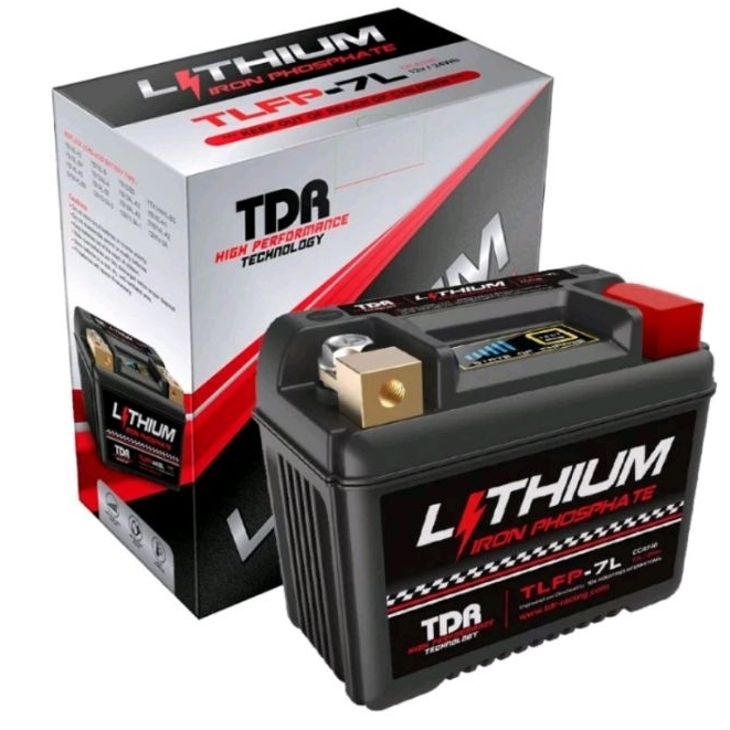 Aki Motor TDR Lithium Iron Phosphate (LiFePO4) Battery TLFP-7L 12V/ Aki Kering TDR (TLFP-7L) Lithium