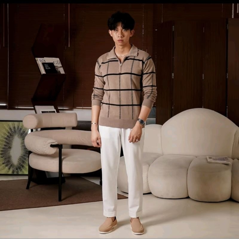 Polo Fendi Half Zip Cotton Signore