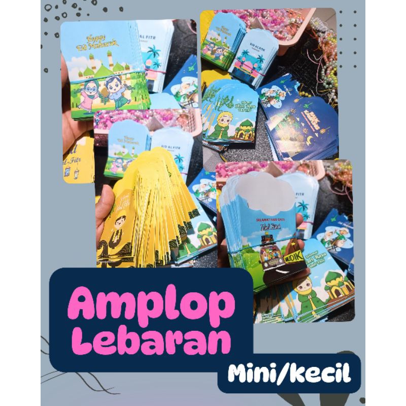 

AMPLOP LEBARAN MINI 5X9 CM (ISI MIX RANDOM TIDAK BISA PILIH) isi 20 lembar