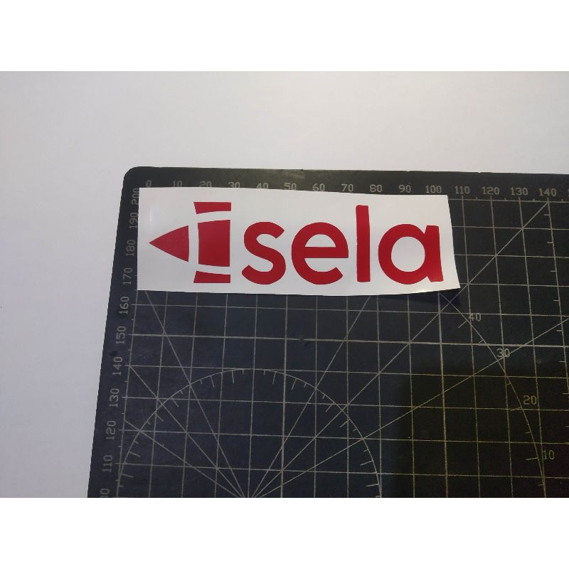 

stiker cutting isela