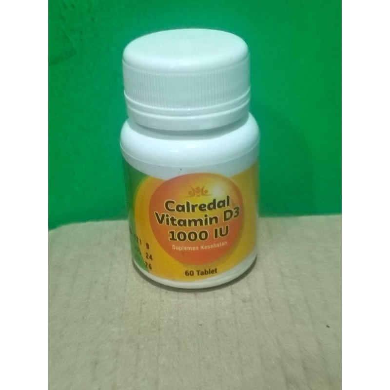 CALREDAL VITAMIN D3 1000IU VITAMIN D3 60 TABLET